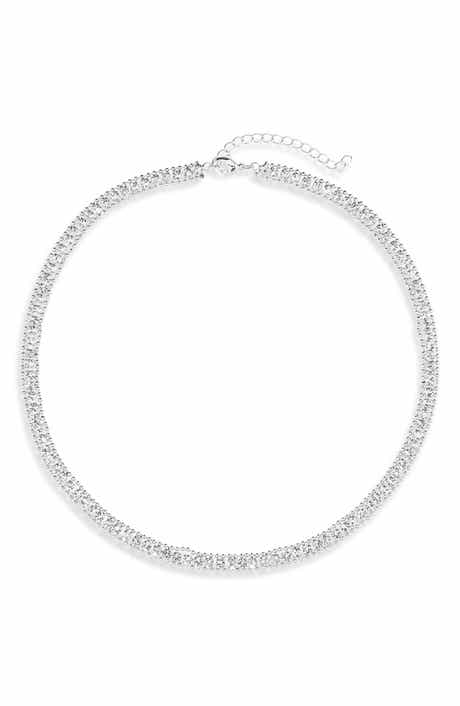 Cubic Zirconia Tennis Necklace