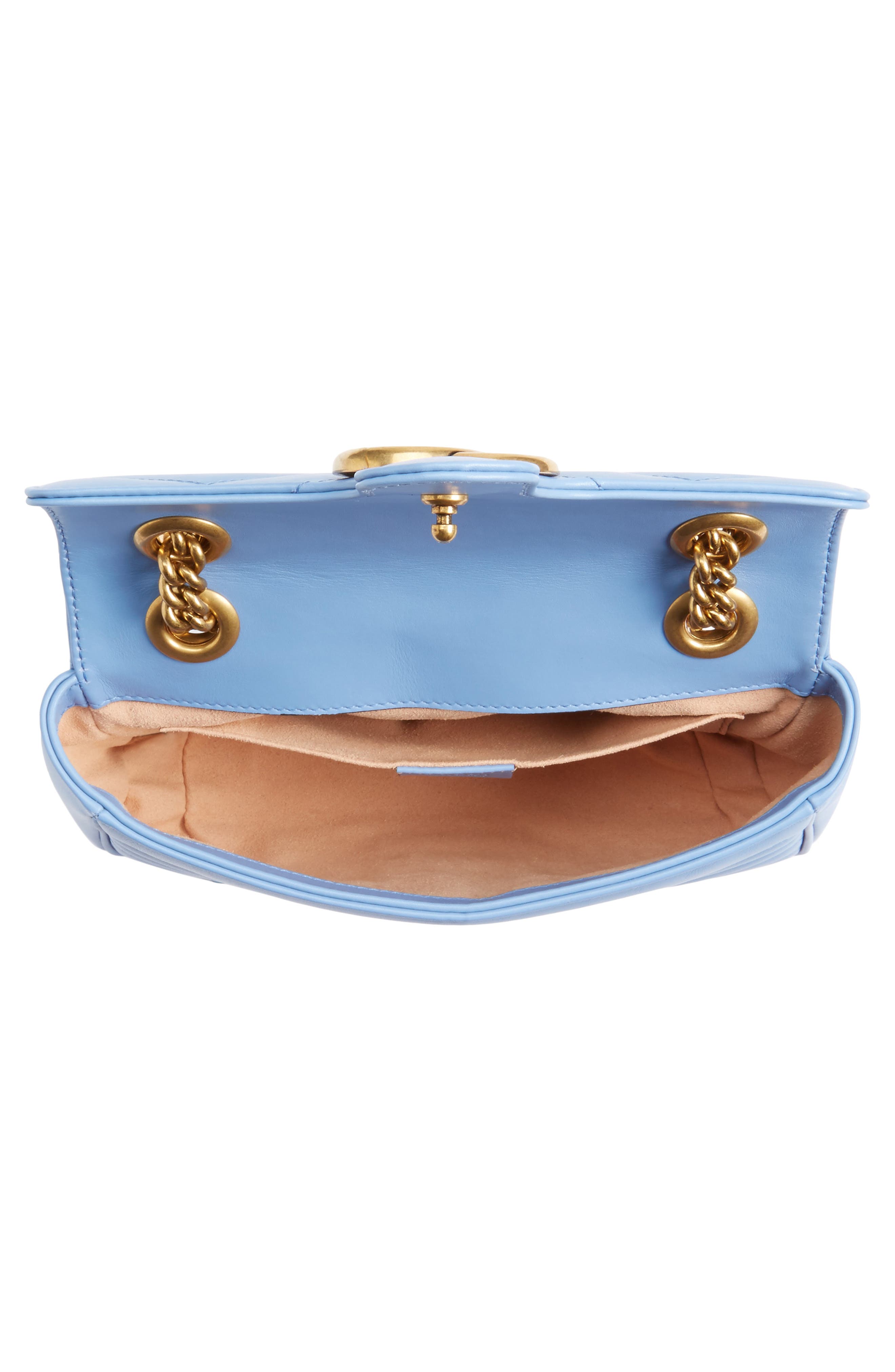 Gucci Mini GG Marmont 2.0 Matelassé Leather Shoulder Bag, Alternate, color, 