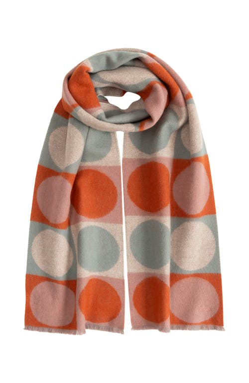 Echo Dotty Scarf In Brown