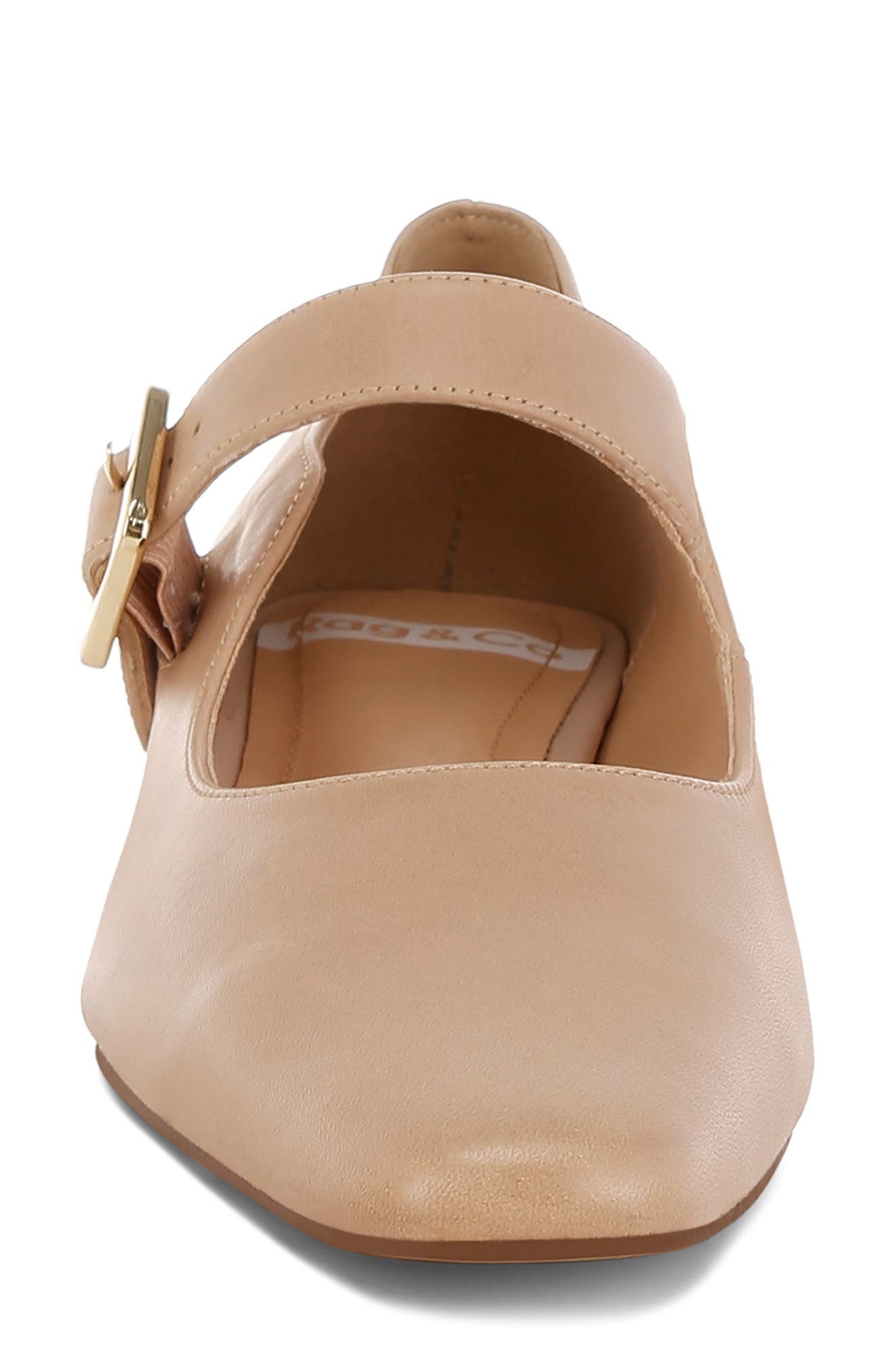 Rag & Co Vernis Mary Jane Flat, Alternate, color, Beige