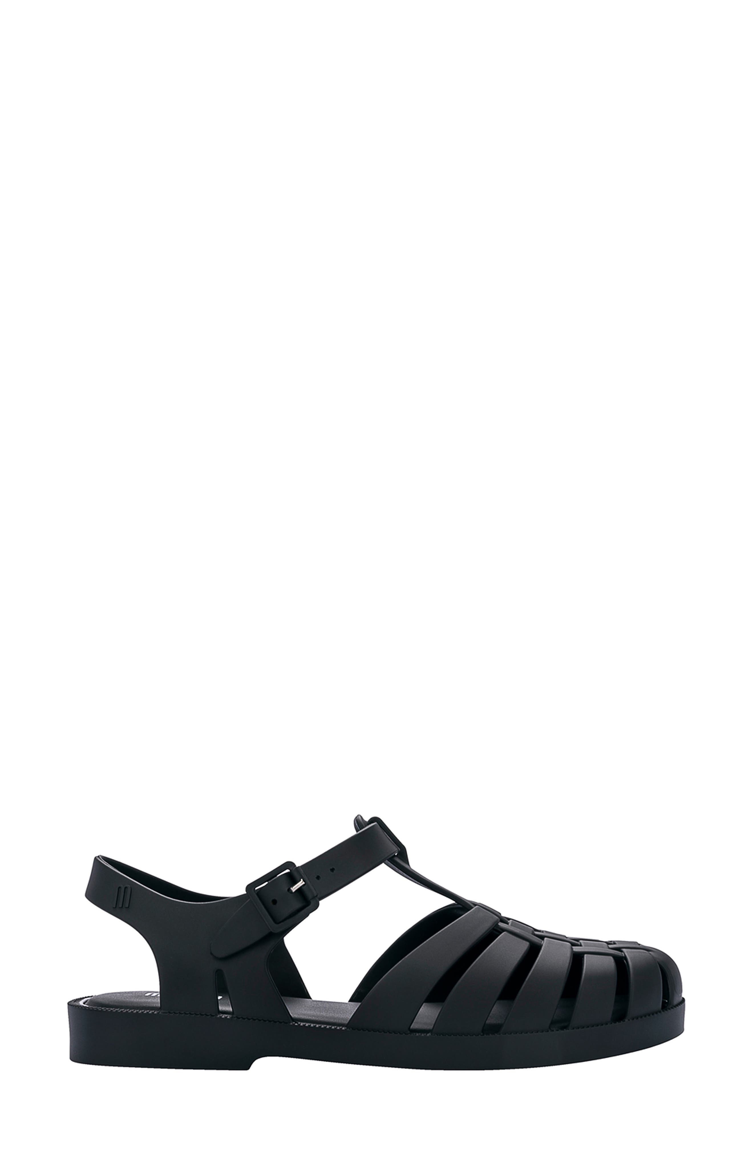 Melissa Possession Jelly Fisherman Sandal, Alternate, color, Black