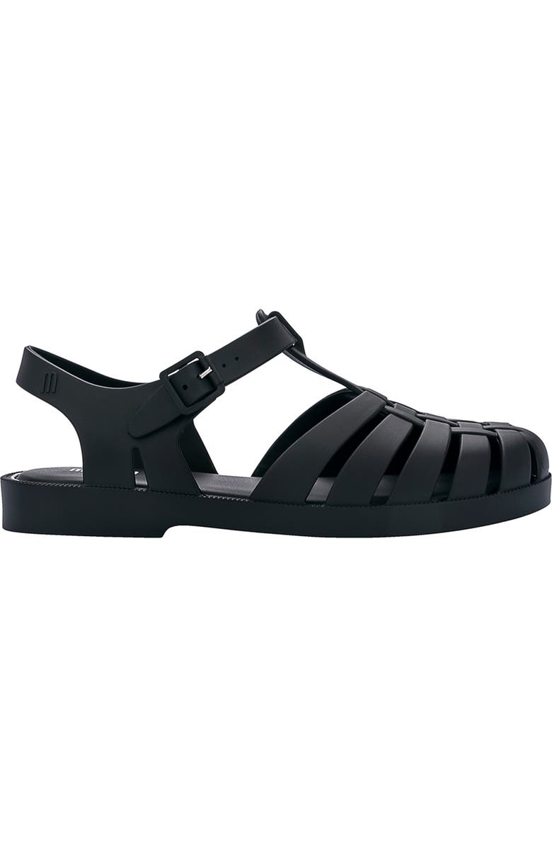 Melissa Possession Jelly Fisherman Sandal, Alternate, color, Black