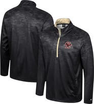 COLOSSEUM Men's Colosseum Black Boston College Eagles The Machine Half-Zip Jacket