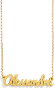 BaubleBar Personalized Pendant Necklace