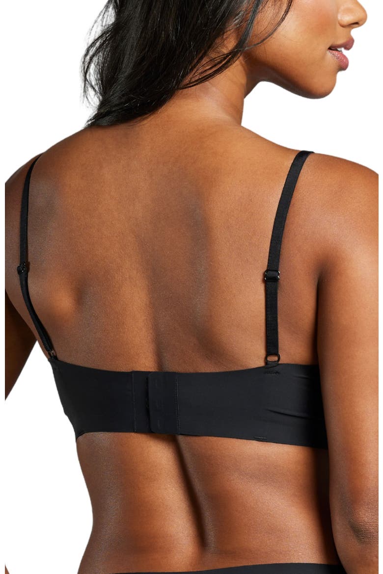 Invisible Non-Padded Bra, Alternate, color, Black