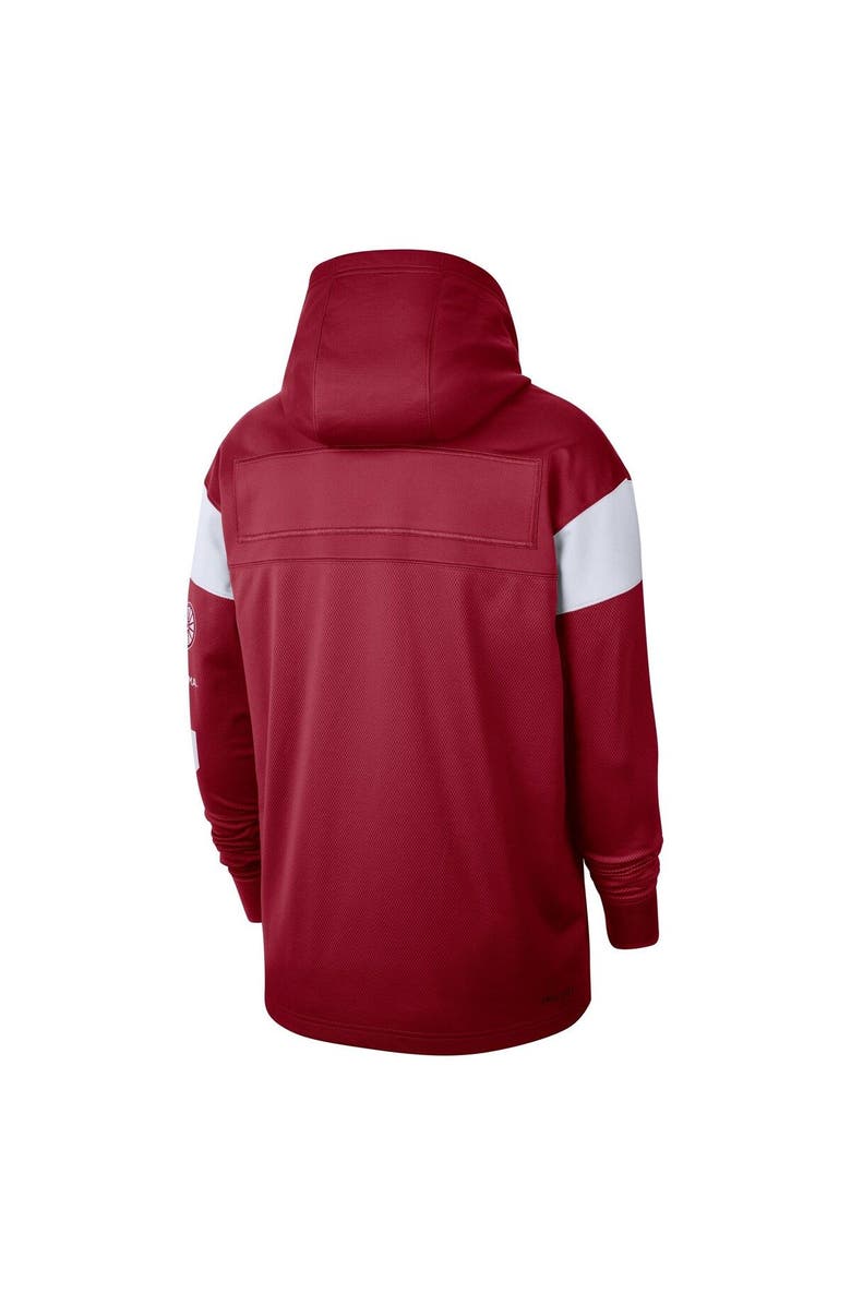 Nike Men's Nike Crimson Oklahoma Sooners Jersey Performance Pullover Hoodie, Alternate, color, Crimson