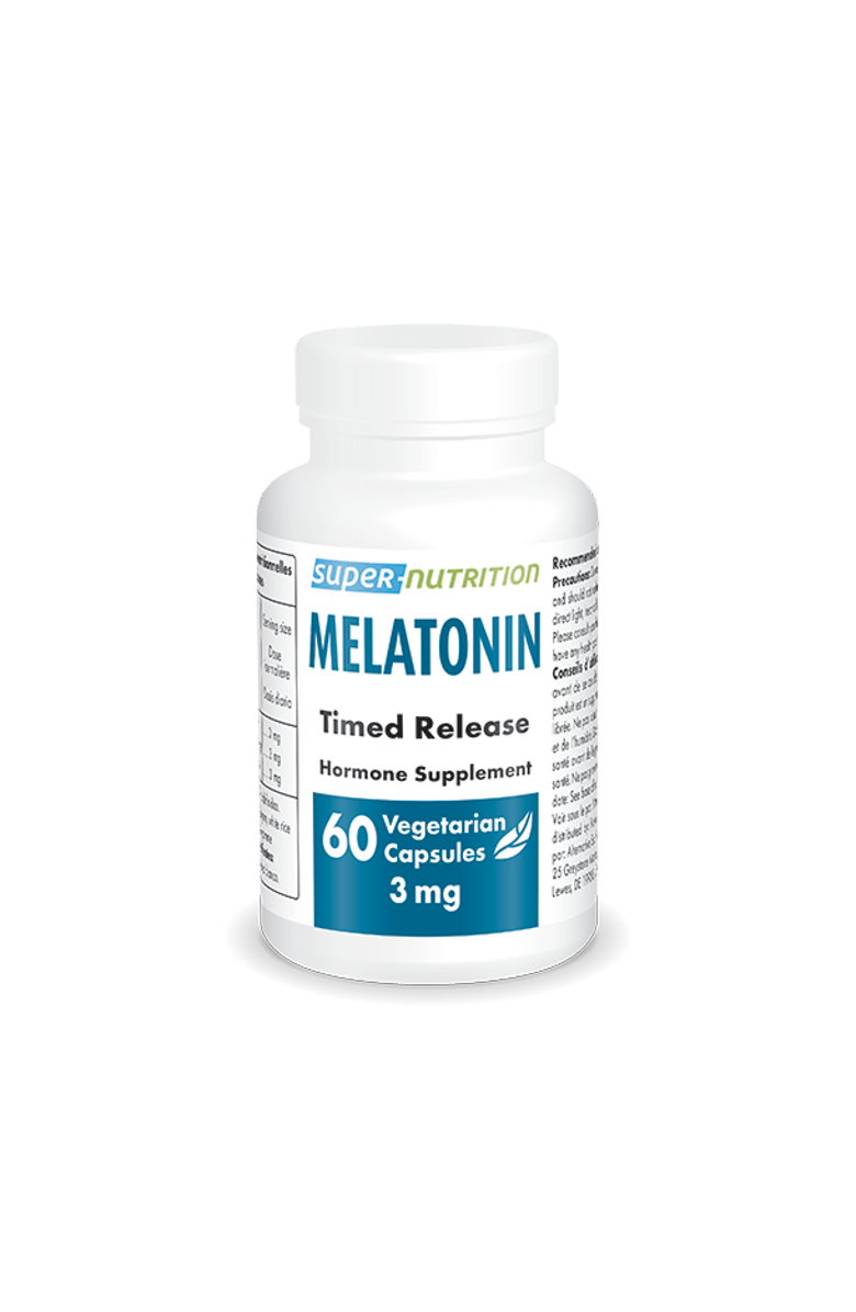 SuperSmart Melatonin 3mg, Main, color, NO COLOR