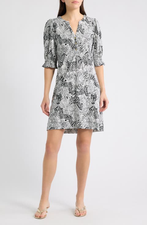 Delsie Print Minidress