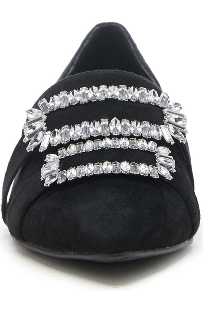 Sole Society Kelynn Crystal Buckle Flat, Alternate, color,