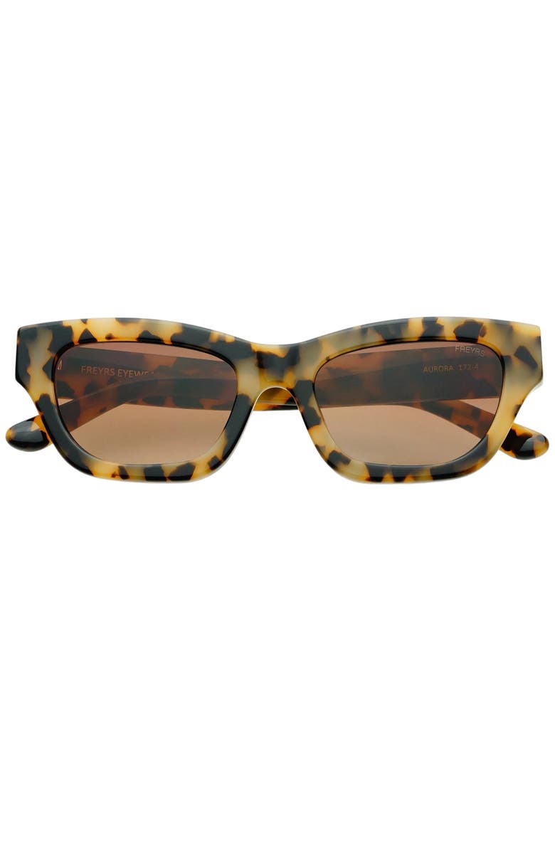 FREYRS Eyewear Aurora Cat Eye Sunglasses, Main, color, Milky Tortoise