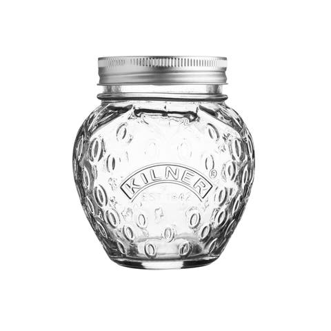 Strawberry Fruit Jar, 13.5 Ounce