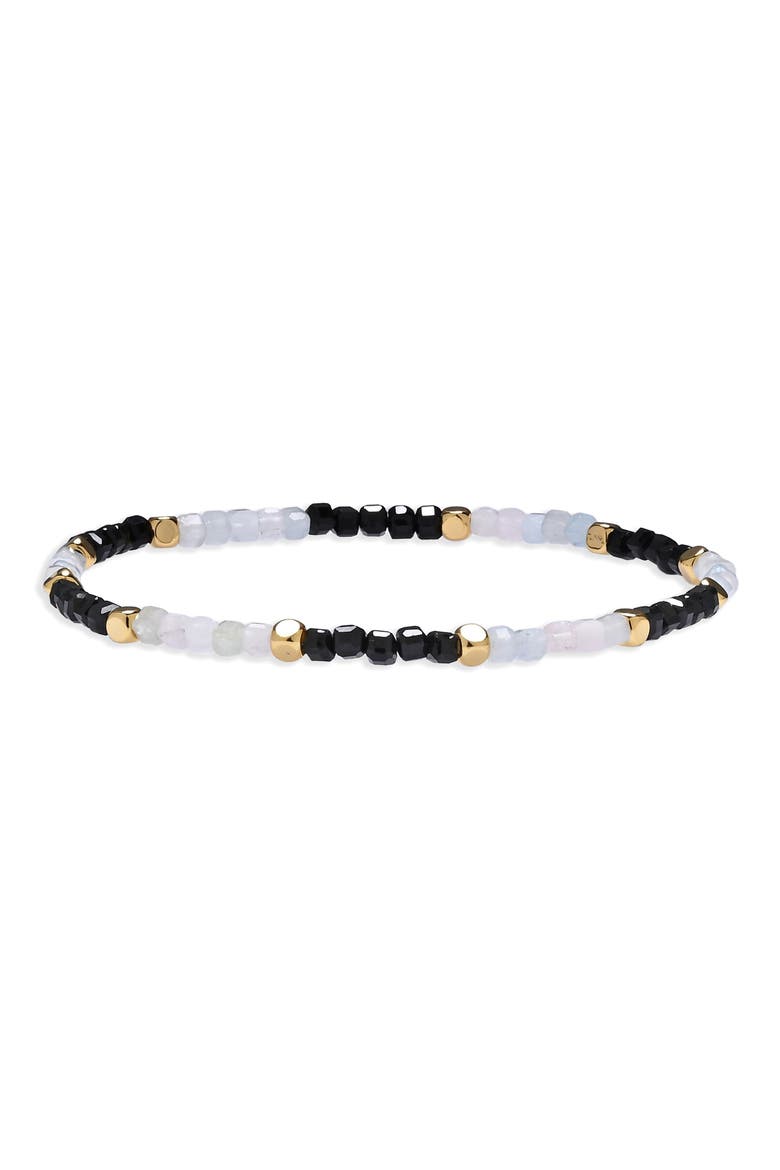 Set of 3 Beaded Bracelets, Alternate, color, GOLD