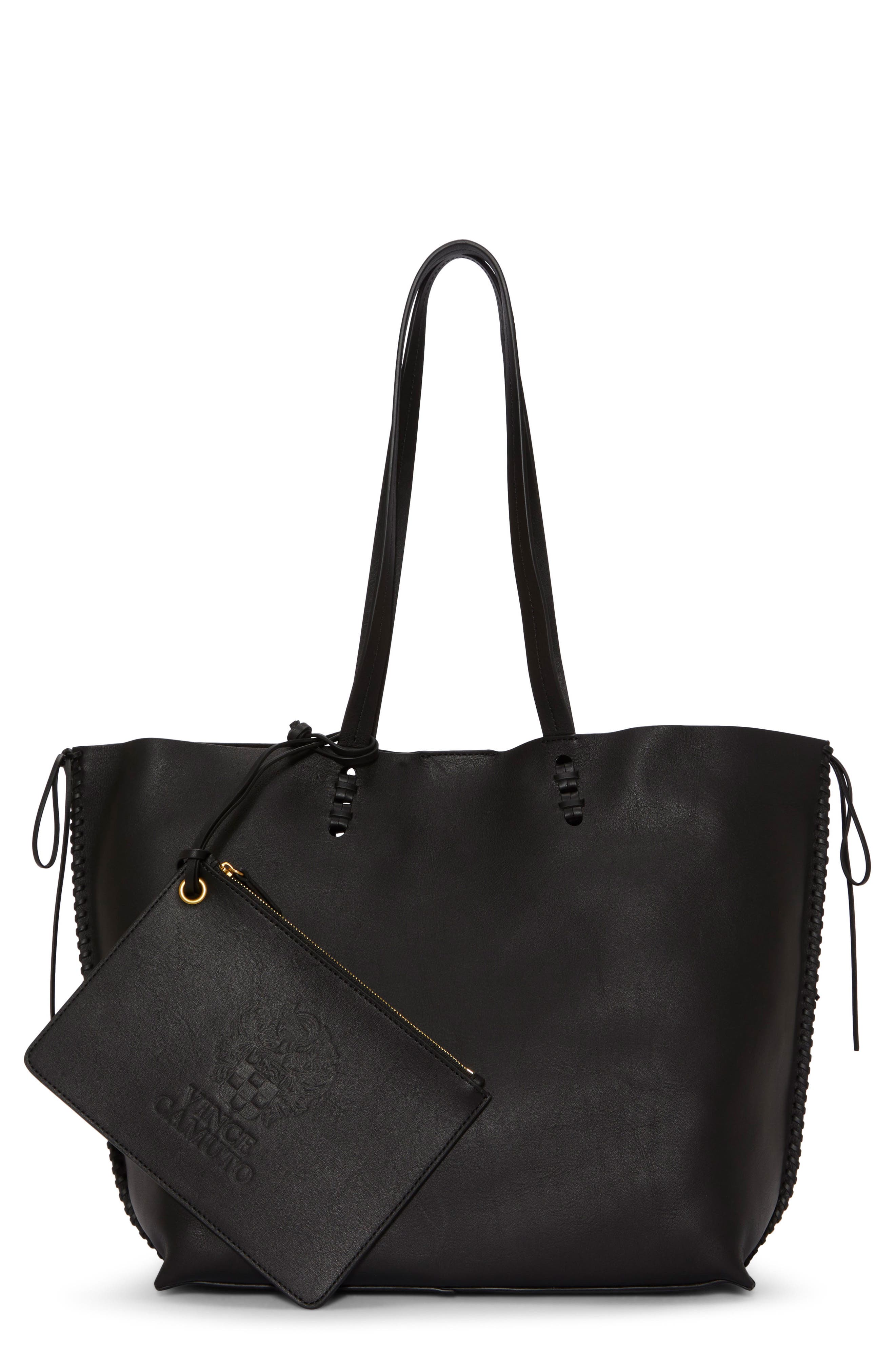 Vince Camuto Jamee Leather Tote, Main, color, 