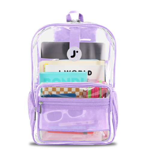 J World Clear Transparent Tpu Backpack For School