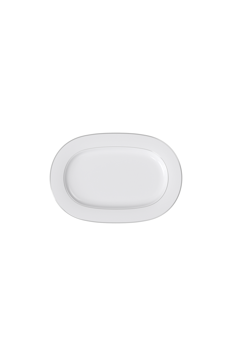 Villeroy 
Boch Anmut Platinum No.1 Oval Platter, Main, color, White