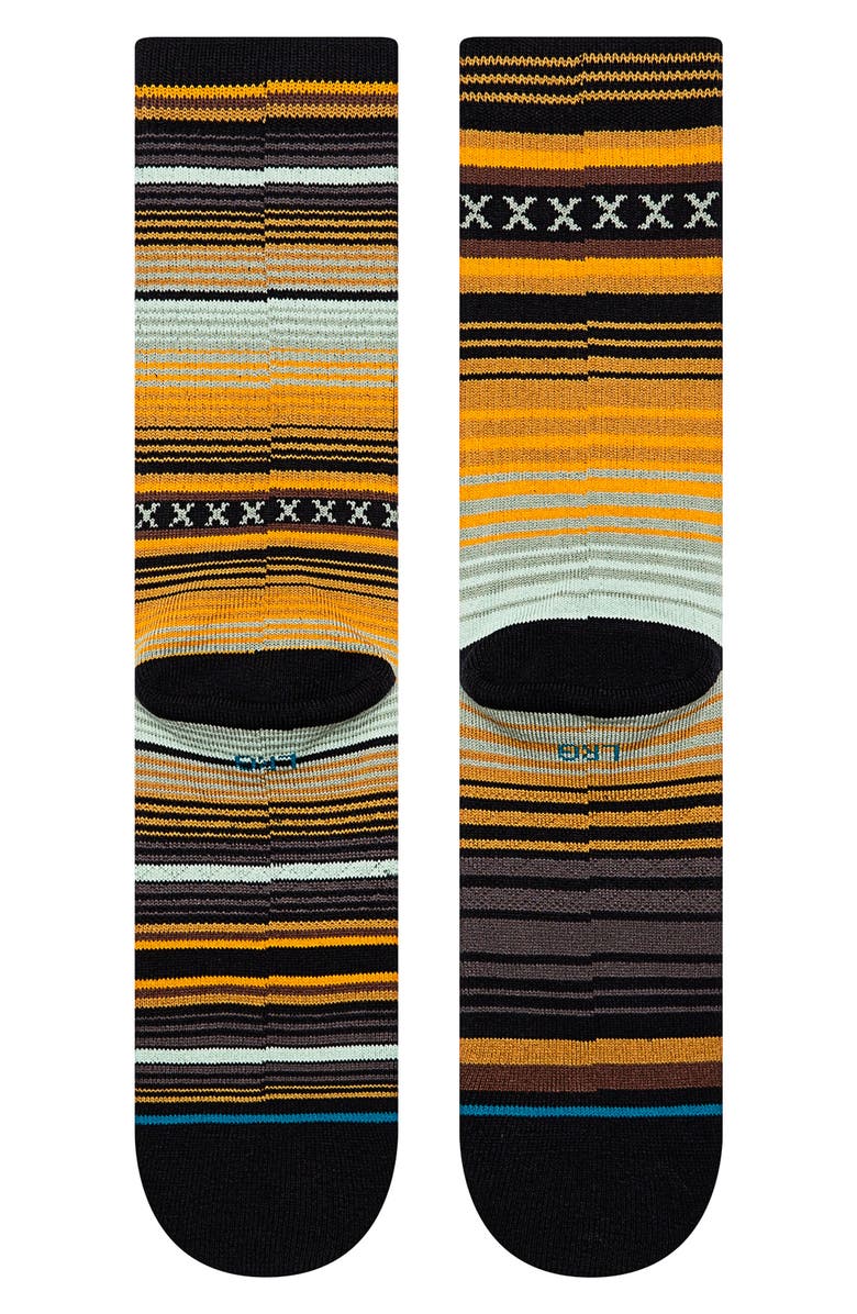 Stance Curren Parks Cotton Blend Crew Socks, Alternate, color, Gold