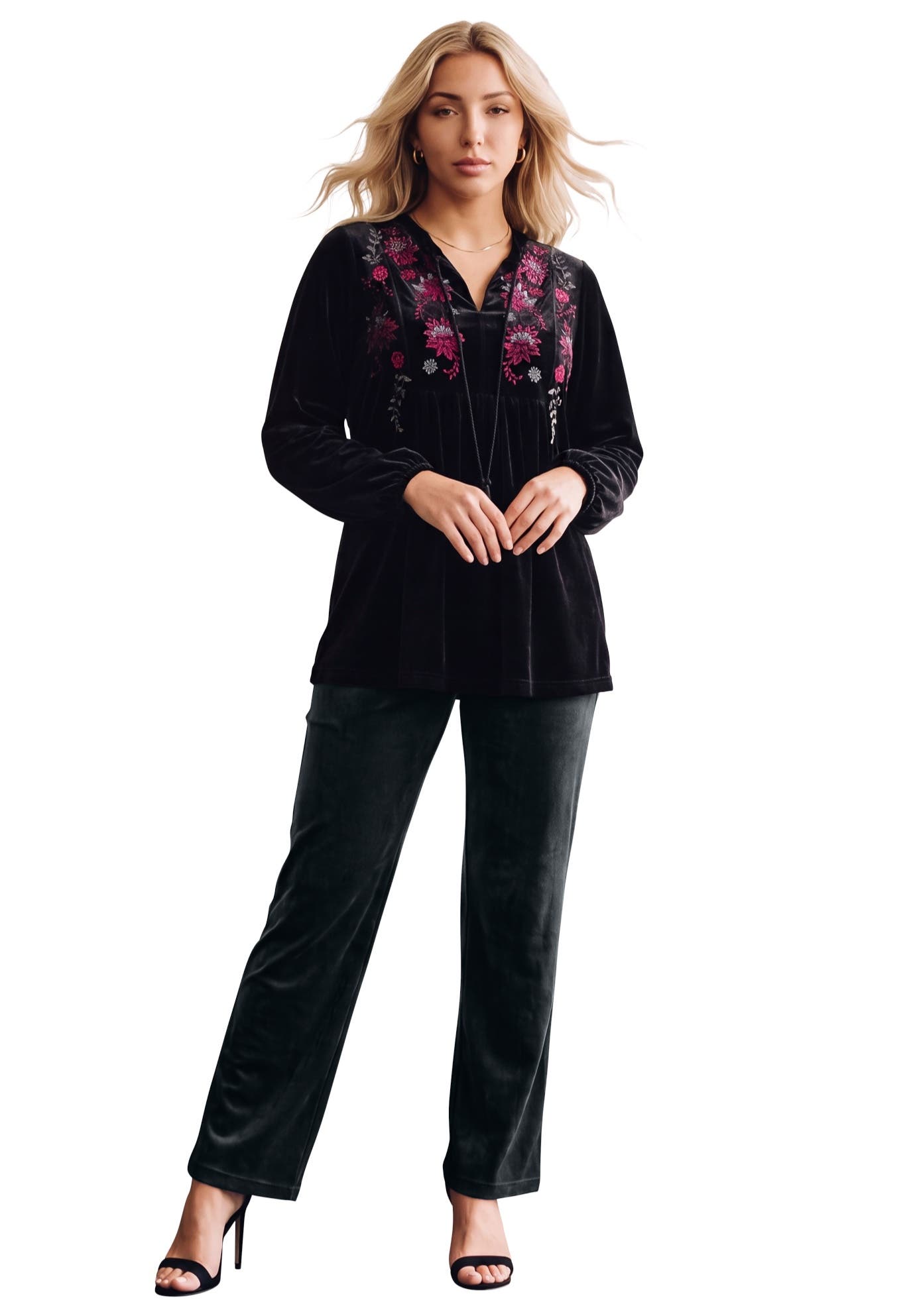 selected BLACK MARIGOLD EMBROIDERY