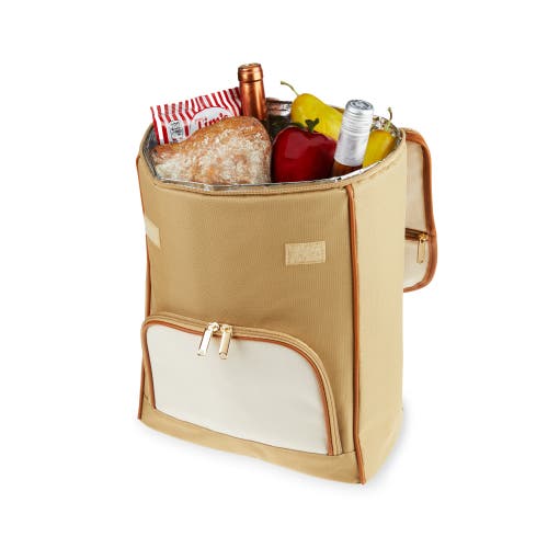 Twine Cooler Backpack In Beige