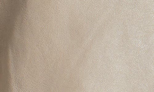 Mauritius Jenja Fleece Lined Leather Moto Jacket In Neutral