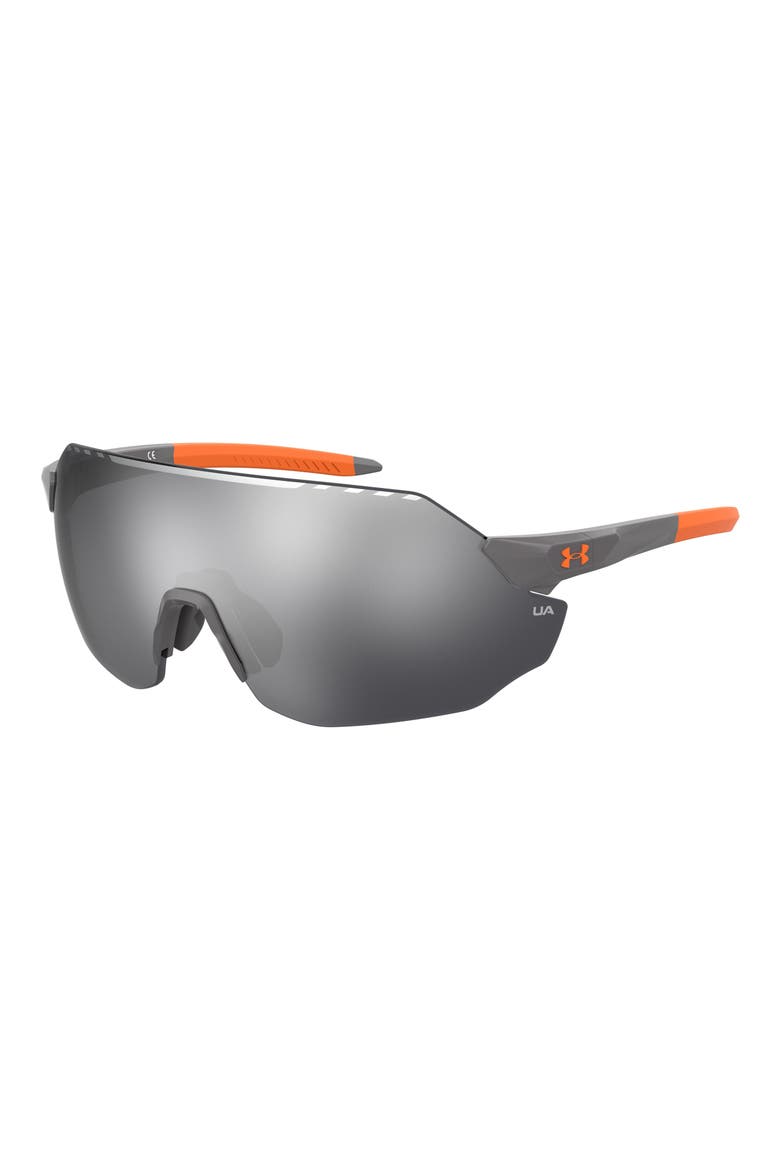 Halftime 99mm Graident Mask Sunglasses, Alternate, color, GREY