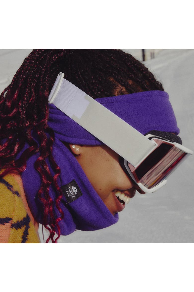 Double-Layer Fleece Headband, Alternate, color, Amethyst