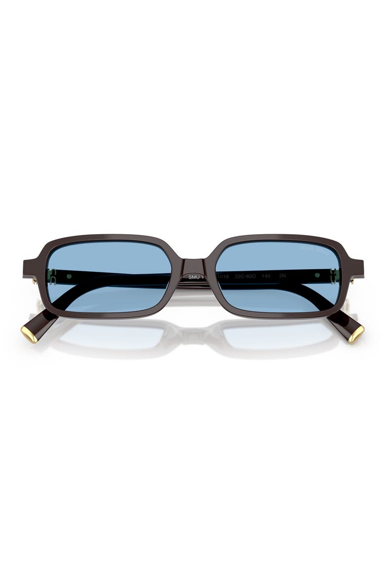 51mm Rectangular Sunglasses, Alternate, color, LIGHT BLUE