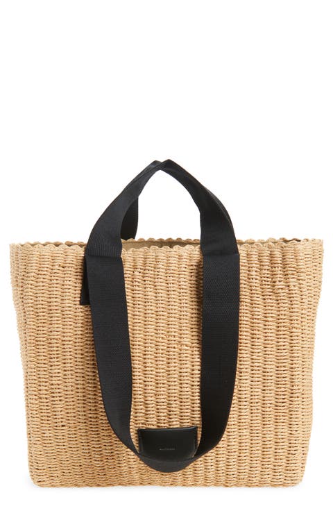 Izzy Straw Tote