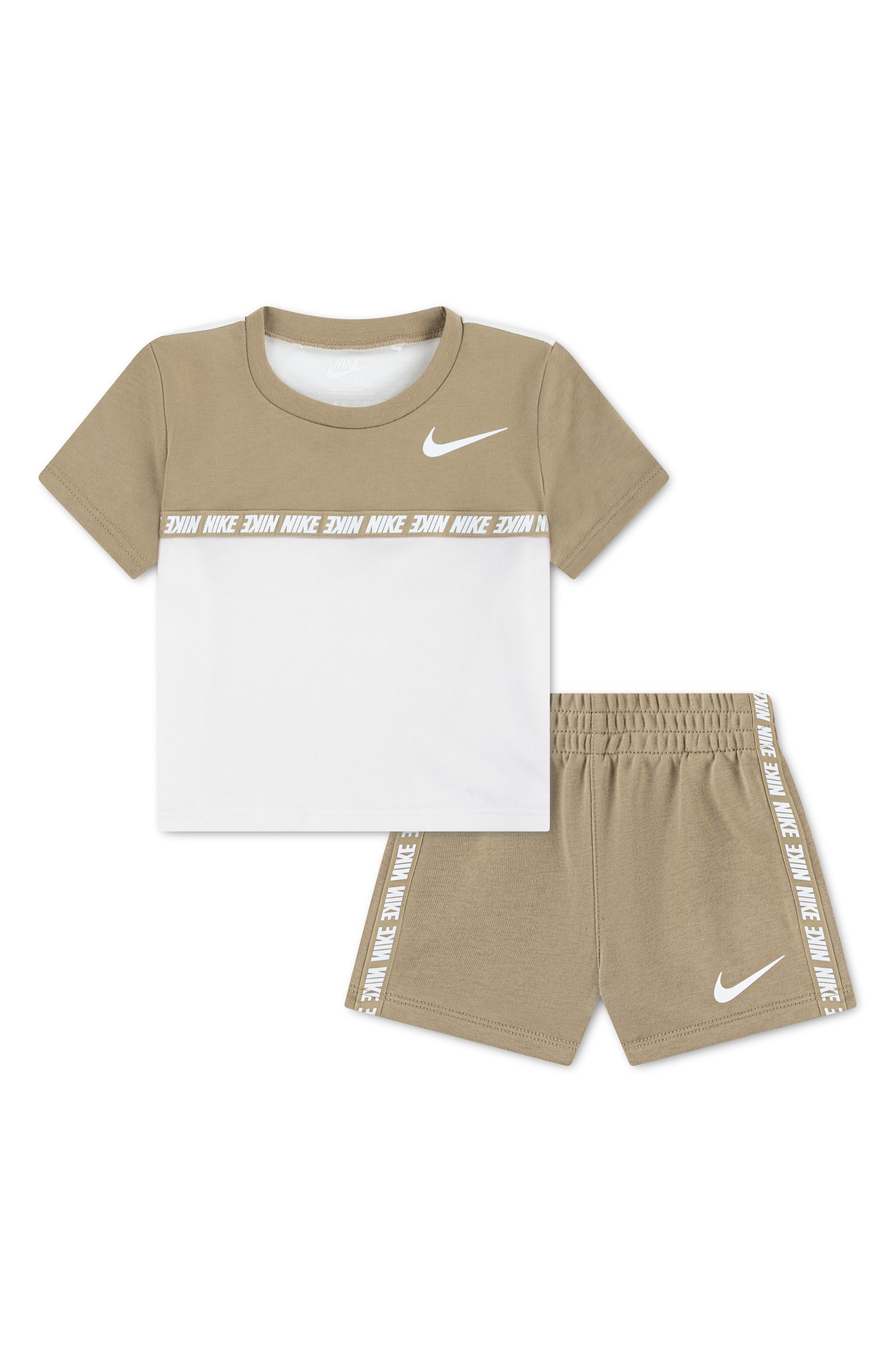 Nike French Terry T-Shirt & Shorts