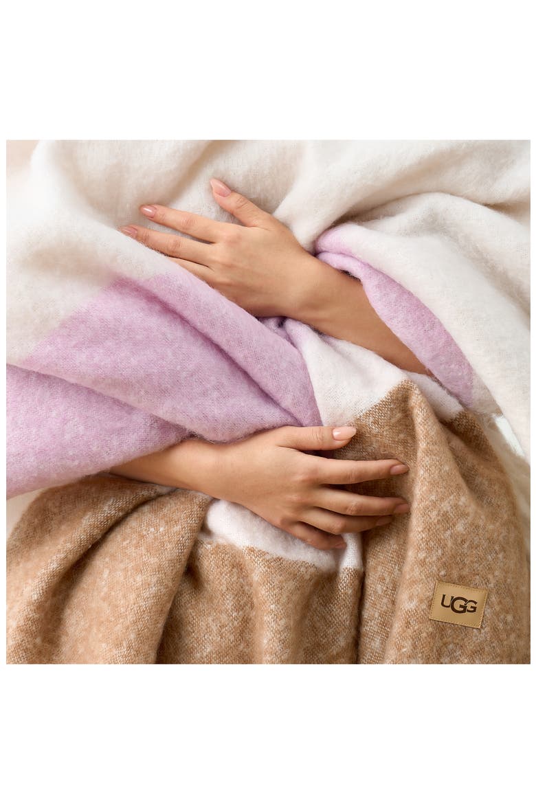 Simona Throw Blanket, Alternate, color, ROSETTA STRIPE
