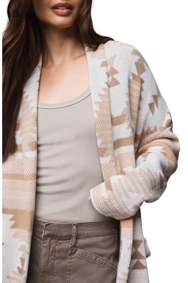 Cierra Cardigan, Alternate, color, BRNT ORNGE AZTC