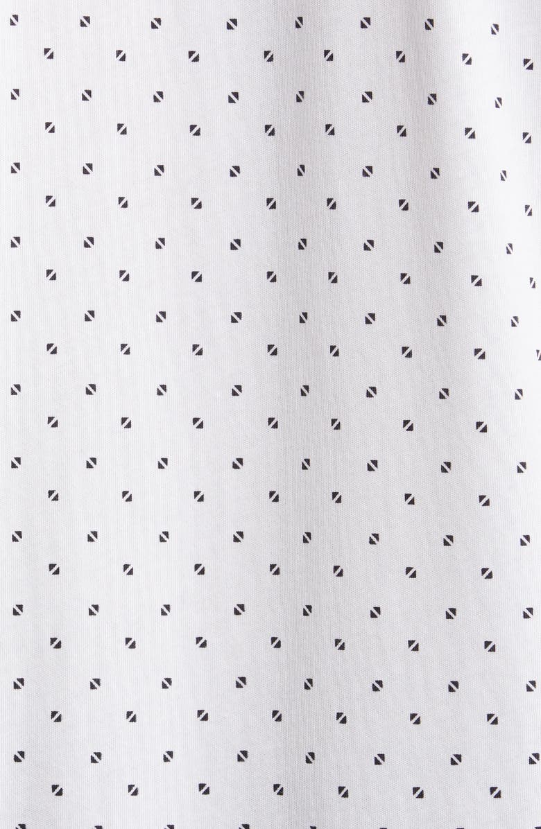 BOSS Hugo Boss Roan Slim Fit Geo Stretch Nylon Button-Up Shirt, Alternate, color, 