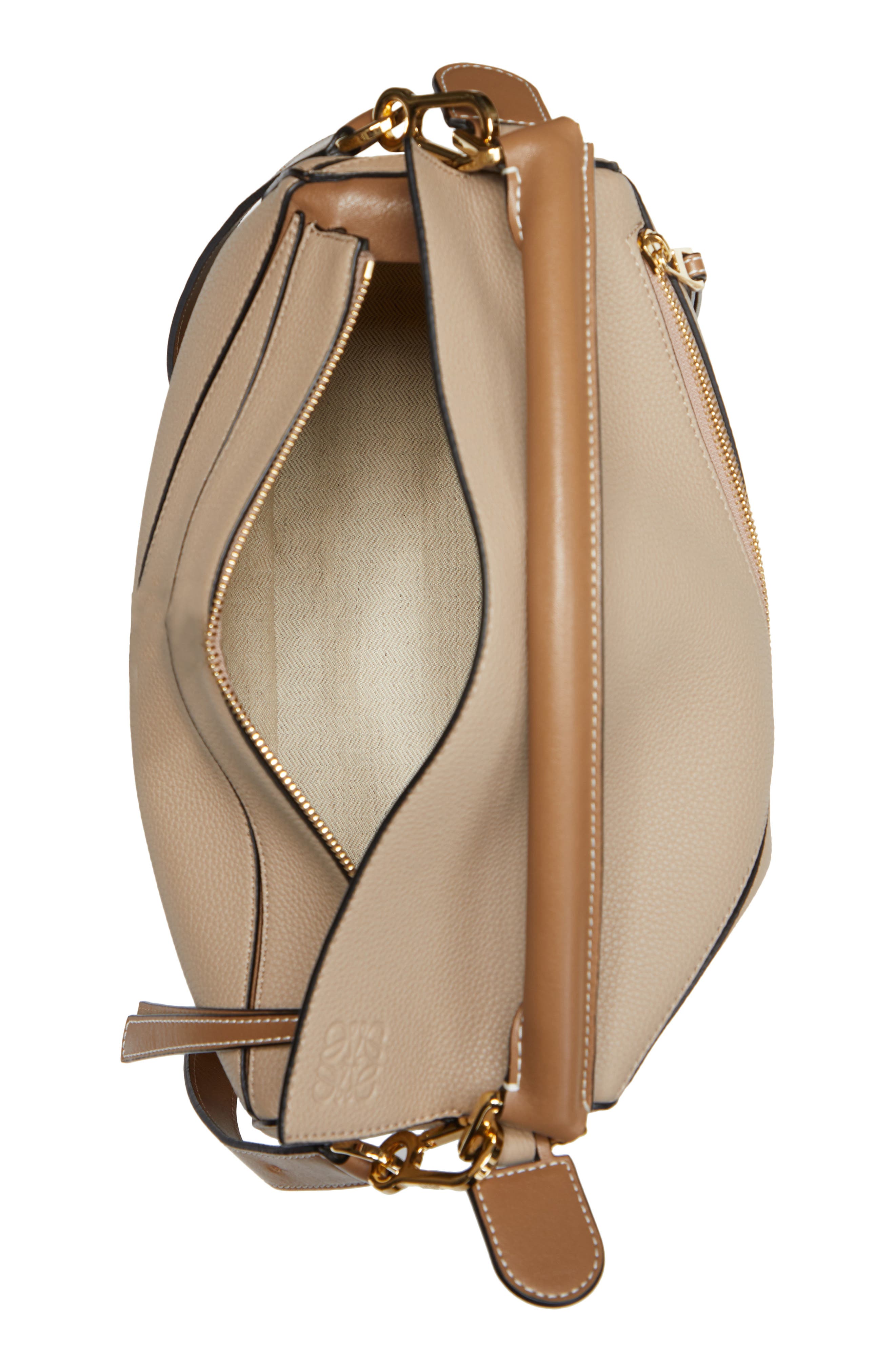 Loewe Medium Puzzle Leather Shoulder Bag, Alternate, color, 