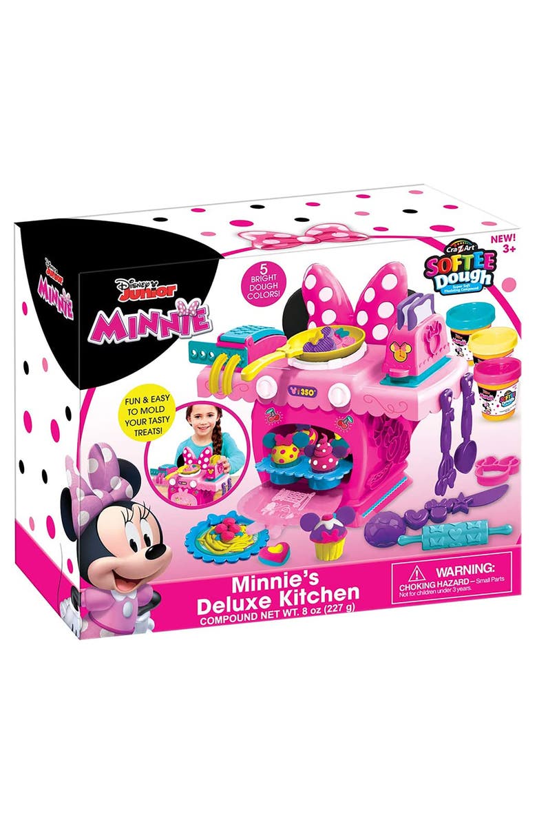 CRA-Z-ART Softee Multicolor Dough Minnie Deluxe Kitchen, Alternate, color, Multicolored