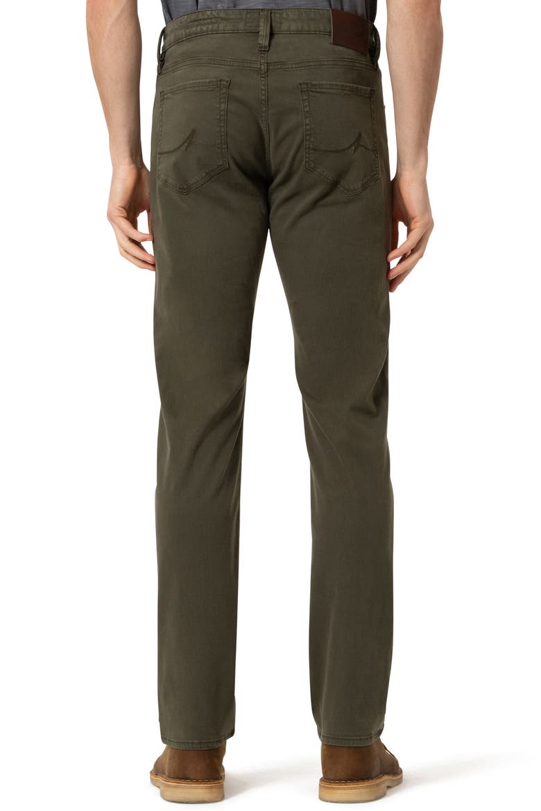 Charisma Relaxed Fit Straight Leg Flat Front Chino Pants, Alternate, color, DARK OLIVE TWILL