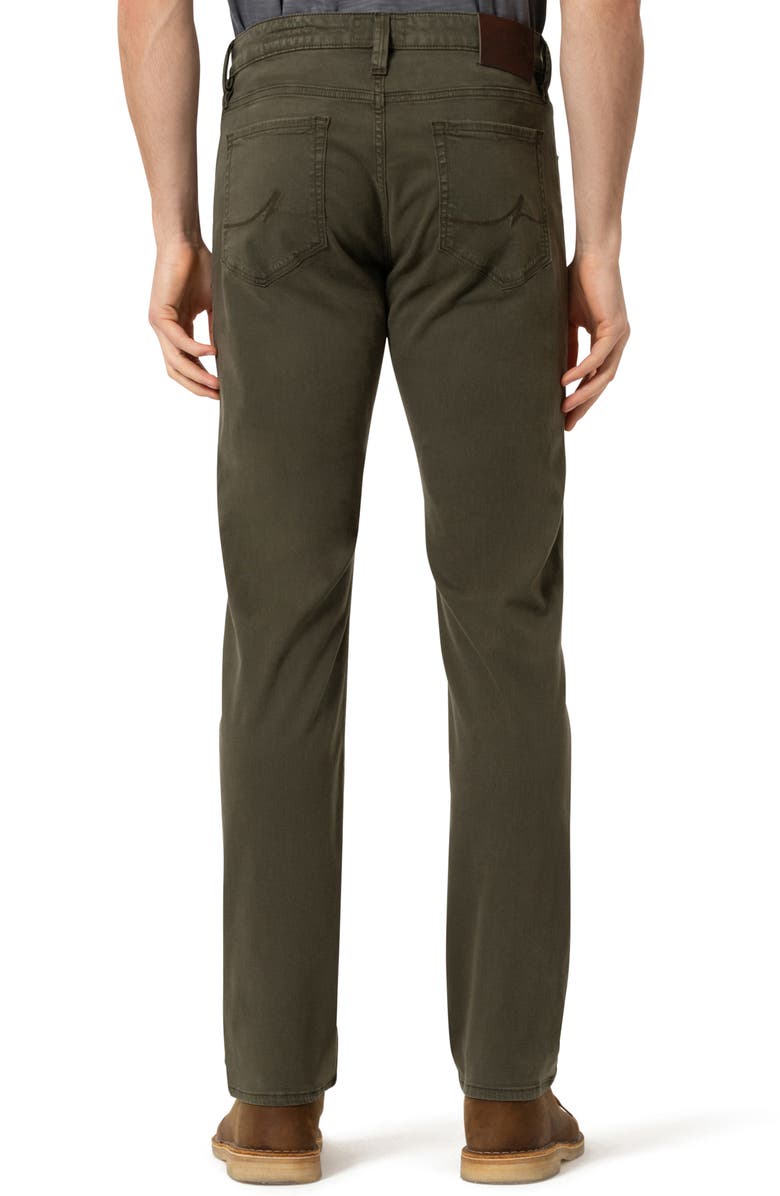 34 Heritage Charisma Relaxed Fit Straight Leg Flat Front Chino Pants, Alternate, color, Dark Olive Twill