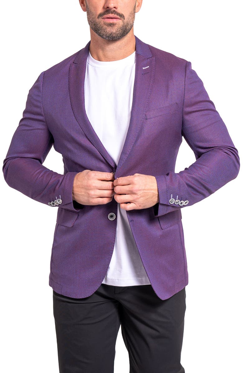 Maceoo Descartes Evo Ascension Unconstructed Blazer, Alternate, color, Purple