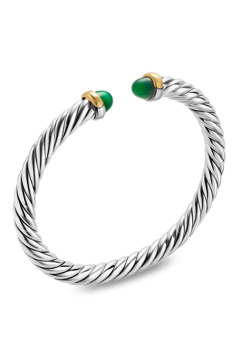 Cablespira® Flex Bracelet, 6mm, Alternate, color, GREEN ONYX