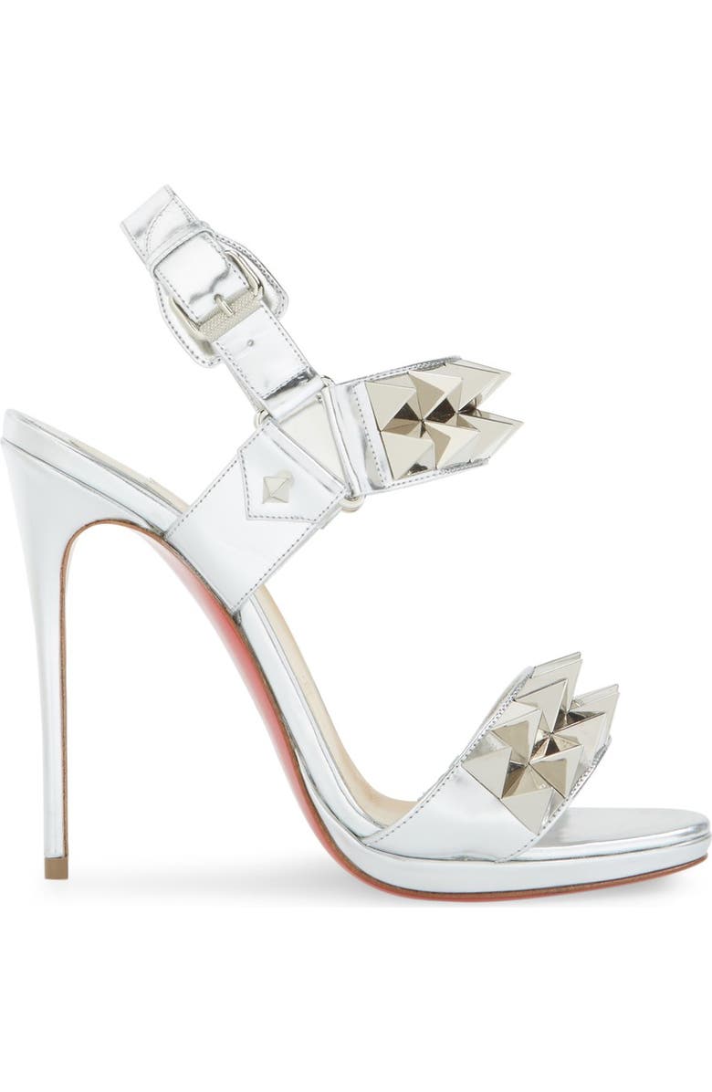 Christian Louboutin 'Miziggoo' Studded Sandal, Alternate, color,