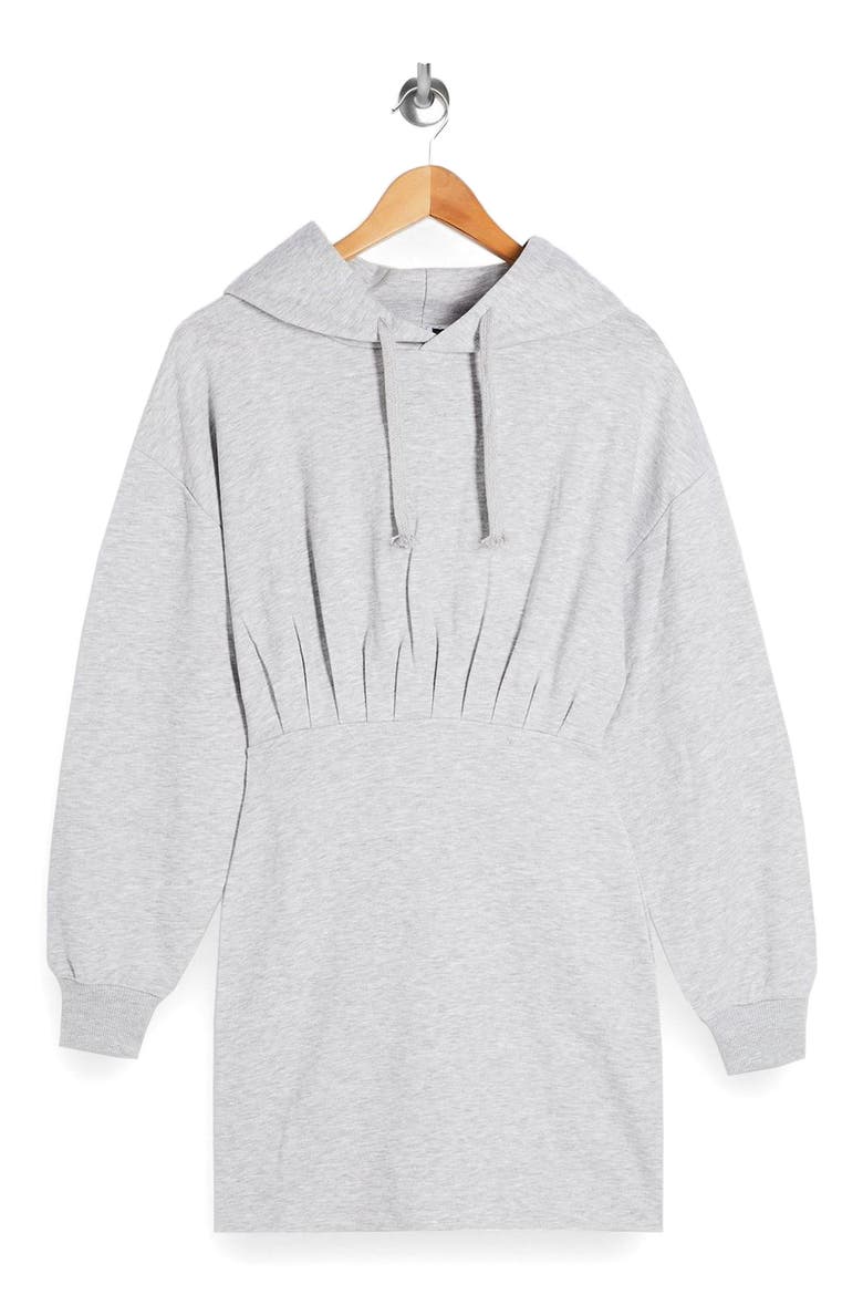Hooded Minidress, Alternate, color, GREY