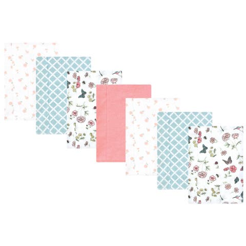 7-piece Cotton-polyester Flannel Burp Cloth Set (baby)
