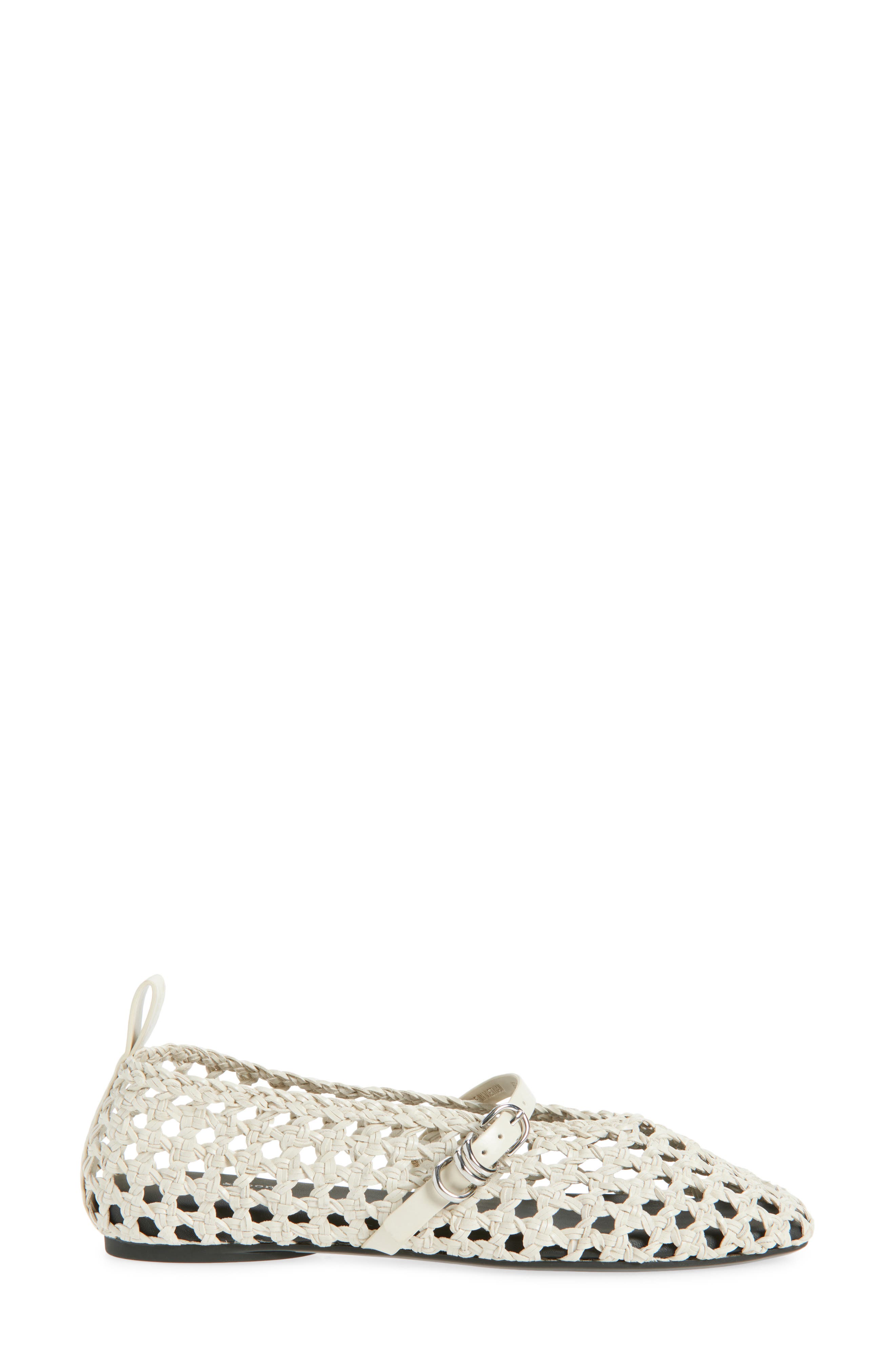 Spire Woven Mary Jane Flat, Alternate, color, ANTIQUE WHITE