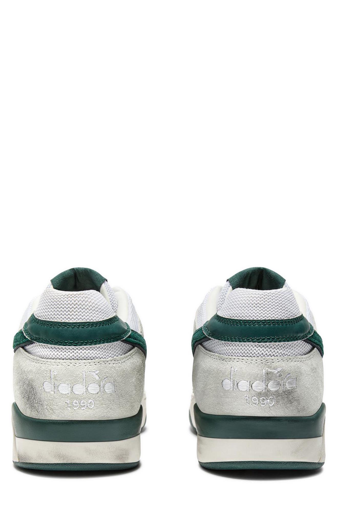 Diadora B560 Used Sneaker, Alternate, color, White/ Bistro Green