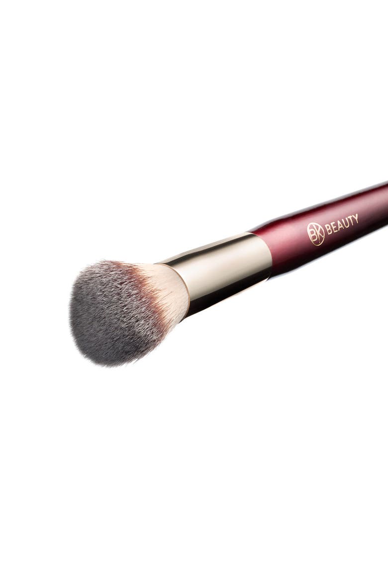 Large Buffer & Round Foundation Brush Set, Alternate, color, Burgundy