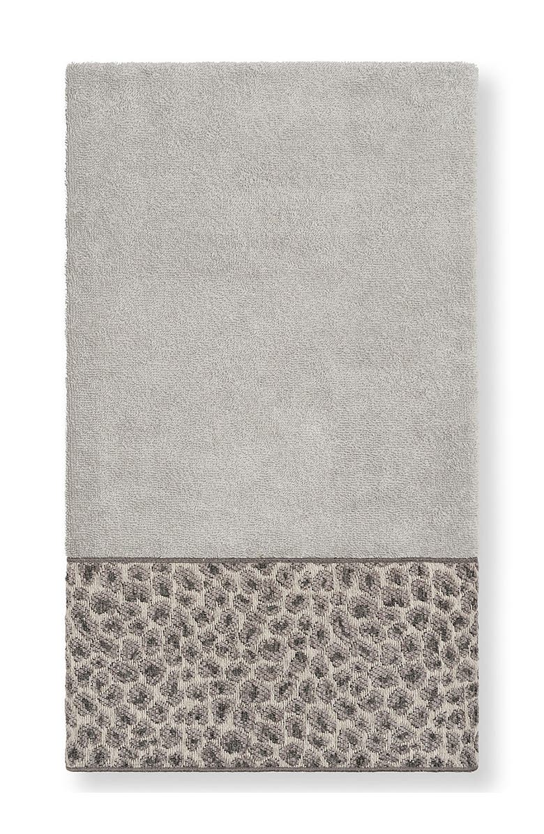 Linum Home Textiles Spots Embellished Bath Towel - Light Grey, Main, color, Light Grey