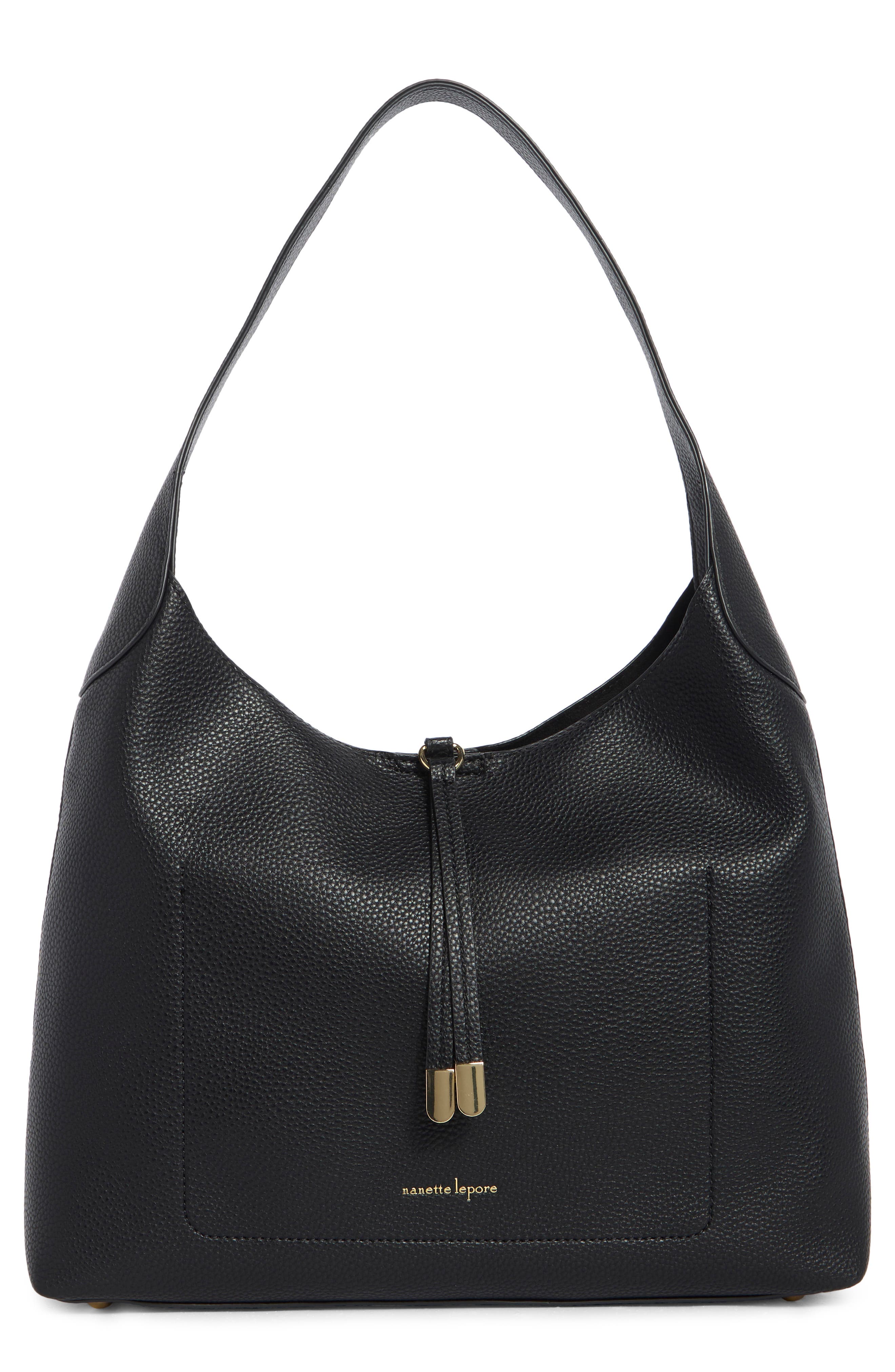 Nanette Lepore Large Ellington Faux Leather Bucket Bag, Main, color, 