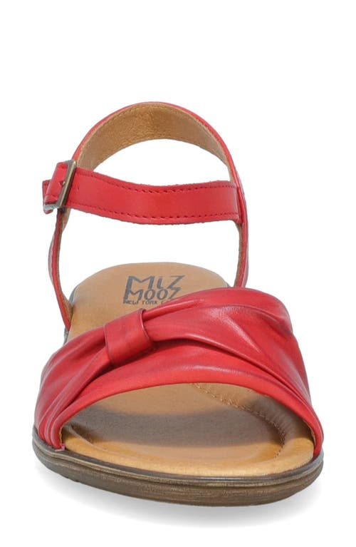 Miz Mooz Dorra Ankle Strap Sandal In Red
