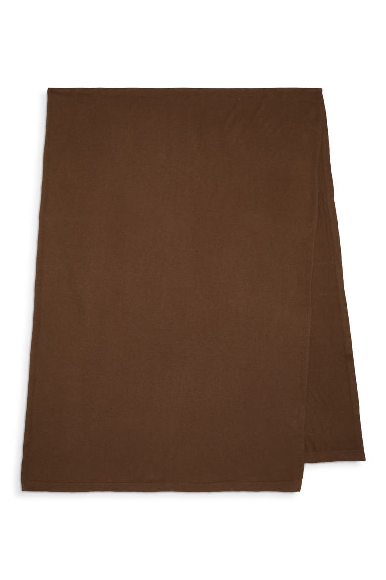 Transitional Knit Travel Wrap, Alternate, color, BROWN DRUM