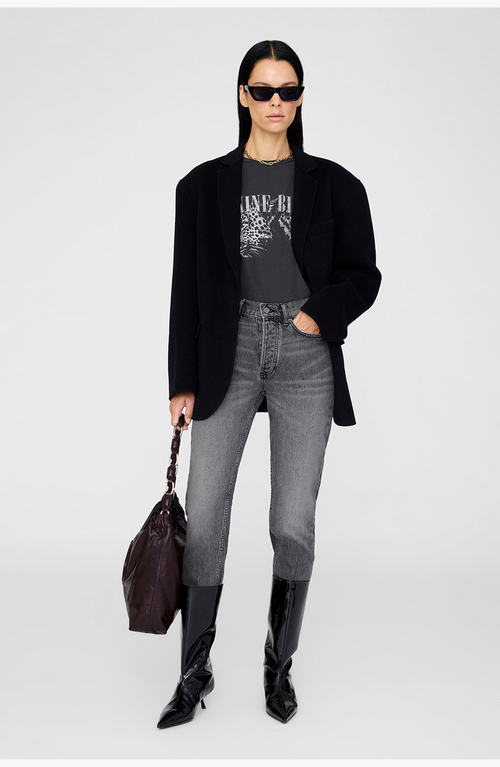 Anine Bing Cohen Tee T-shirt In Black