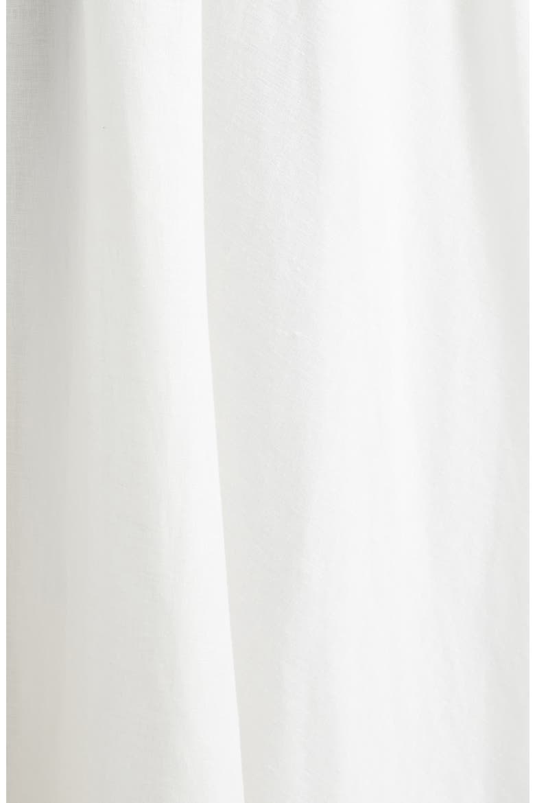 Tiana Sleeveless Linen & Cotton Shirtdress, Alternate, color, COCONUT