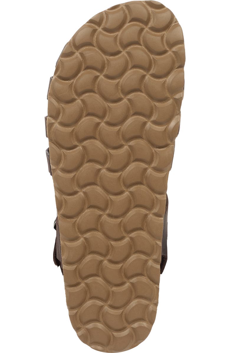 Celtic & Co. Fisherman's Flat Sandal, Alternate, color, Ebony